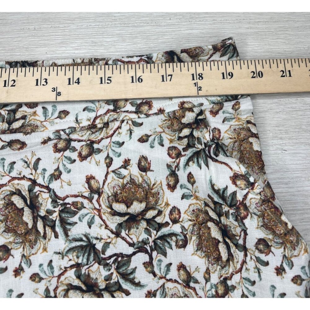 Max Studio Pull-On Floral Print Wide-Leg Cropped Pants 2X - Picture 6 of 12